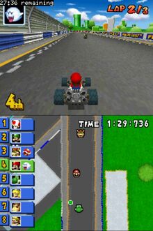 Boo item in Mario Kart Ds