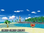 A panoramic view of the course.