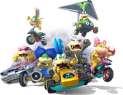 The Koopalings as they appear in .