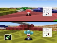 The course, as it appears in Mario Kart 64.