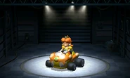 Princess Daisy and Female Mii's coloration of the Birthday Girl. The shoe is yellow, with orange bows and ribbons with light orange spots on them.