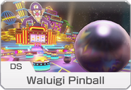 Icon for Waluigi Pinball in Mario Kart 8 Deluxe.