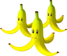 Triple Bananas Artwork - Mario Kart Wii