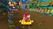 MKDD Dino Forest 2.png (1.49 MB) Birdo and King Boo racing on the track.