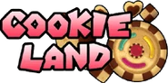 Cookie Land's logo.