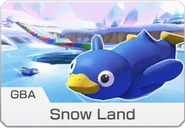 Icon for Snow Land in Mario Kart 8 Deluxe.