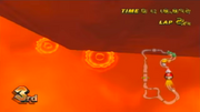  and  have taken a nasty dip in the lava (although Dry Bowser will be unhindered as he can touch lava without an issue).