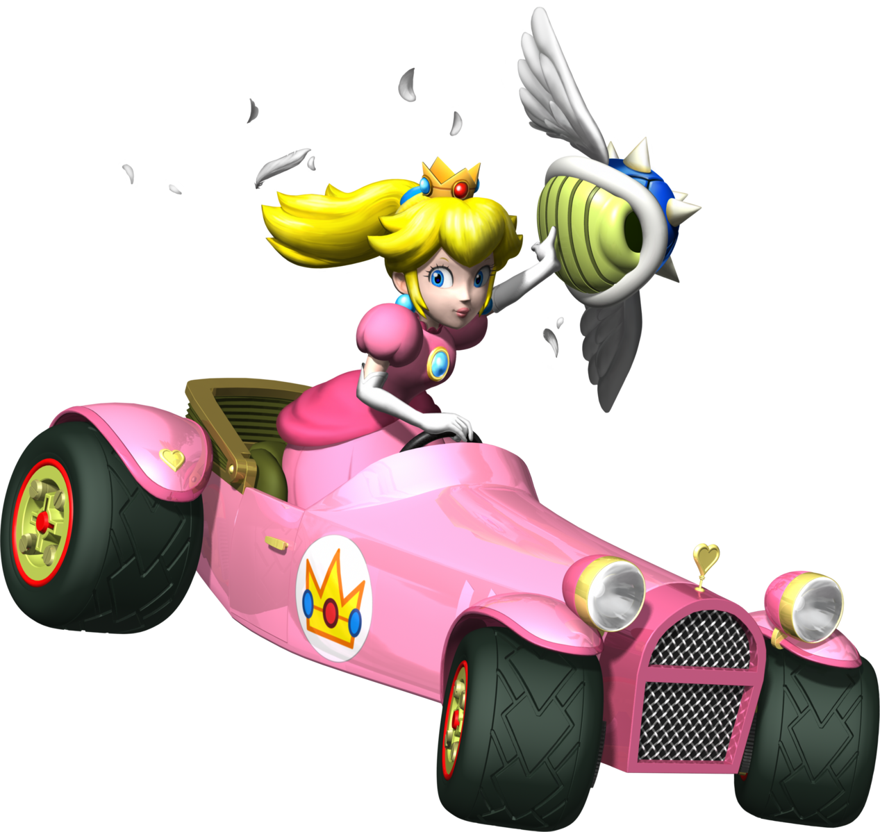 princess peach go kart