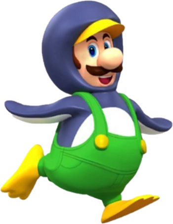 Penguin Luigi - Mario Kart X
