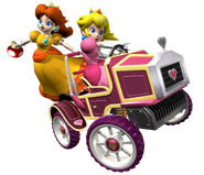 Peach and Daisy in Mario Kart: Double Dash!!