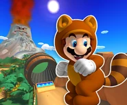 DK Mountain's icon featuring Tanooki Mario.