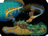 Dino Dino Jungle (GameCube).png (179 KB) An overview of the whole track.