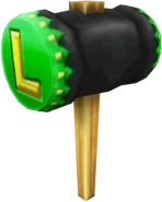 Luigi's hammer from Mario Kart Arcade GP
