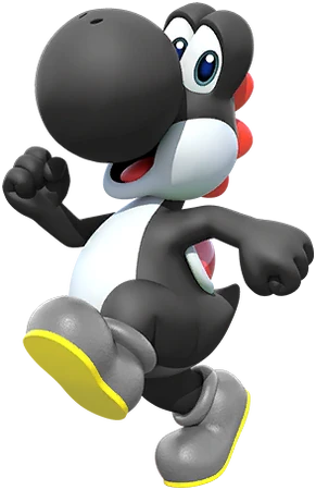 Black Yoshi | Mario Kart Racing Wiki | Fandom