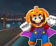 Track icon featuring Halloween Mario.