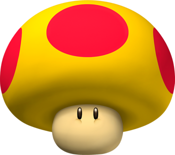 Mega Mushroom - Mario Kart Wii