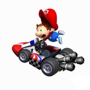 Baby Mario artwork in Mario Kart Wii.