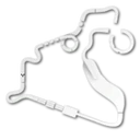 3DS Rainbow Road map in MK8DX