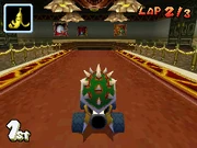  traveling through the lobby of Luigi's Mansion.