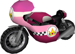 peach mario kart 8 motorcycle