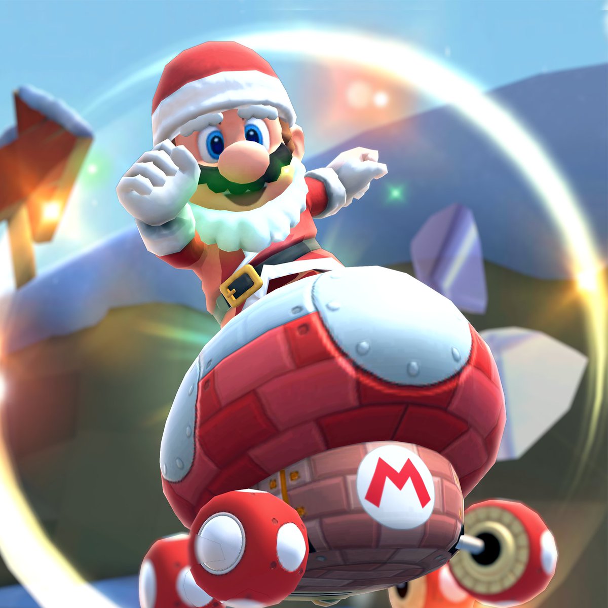 Steam Workshop::Mario Kart Tour - Mario (Santa)