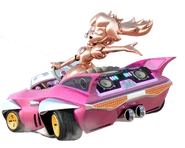 MK8 PinkGoldPeach art.png (3.01 MB) Artwork of Pink Gold Peach in the Badwagon.