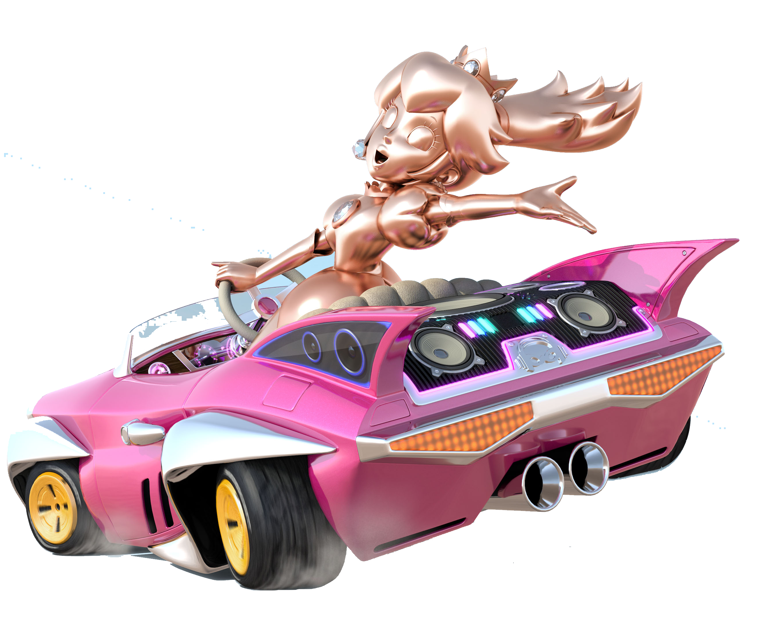 Pink Gold Peach Mario Kart Racing Wiki Fandom