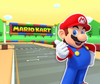 Mario Circuit 1 (New York, Paris, Winter, Holiday, New Year's, Mario Bros., Trick, Flower)