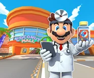 Track icon featuring Dr. Mario!
