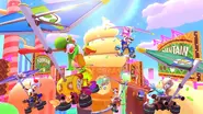 Sky-High Sundae Group Screenshot.webp (165 KB) Yoshi racing on Sky-High Sundae along with many others.