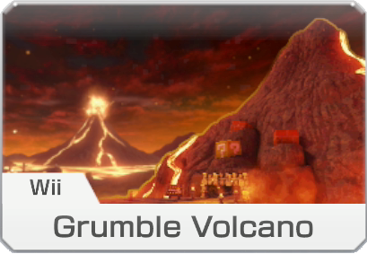 MK8- Wii Grumble Volcano