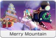 Icon for Merry Mountain in Mario Kart 8 Deluxe.
