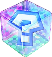 The Item Box as it appears in Mario Kart 8.