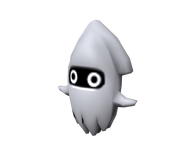 The Blooper model from Mario Kart 7.