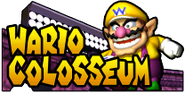 Warion on the track icon for Wario Colosseum