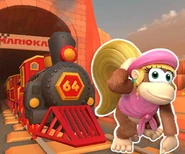Track icon for Kalimari Desert 2 featuring Dixie Kong!