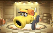 The Yellow Turbo Birdo in Mario Kart Tour.