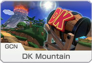 Icon for DK Mountain in Mario Kart 8 Deluxe.