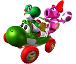 Yoshi y Birdo (mkdd)