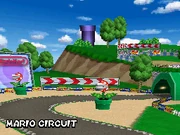 The Venus Fire Traps in Mario Circuit waiting for any racers...