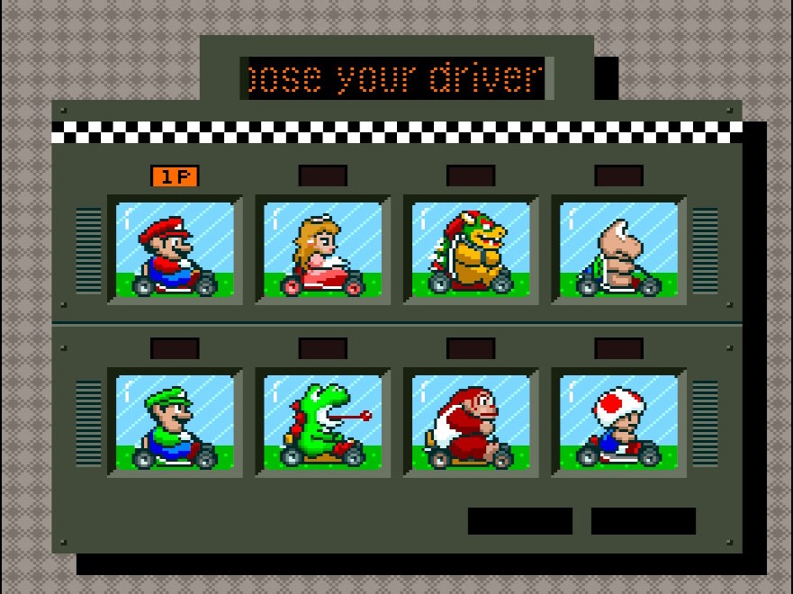 Super Mario Kart Characters 