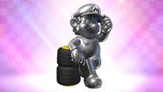 Metal Mario in Mario Kart Tour.