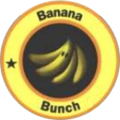 The Banana Bunch badge from Mario Kart 64.