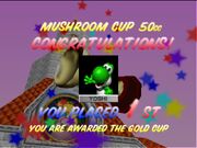 Mario kart winning image