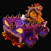 Bowser is cute! 💚 on X: Bowser 3D render for Mario Kart Tour   / X