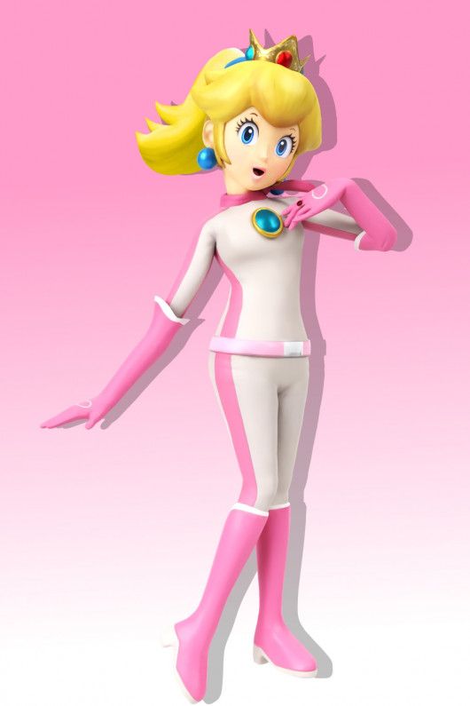 Mario Kart Princess Peach BikeSuit Cosplay Costume