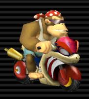 funky kong mario kart wii