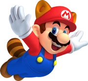 Raccoon Mario.