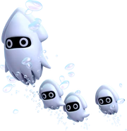 Blooper Nanny (links) met haar Baby Bloopers.