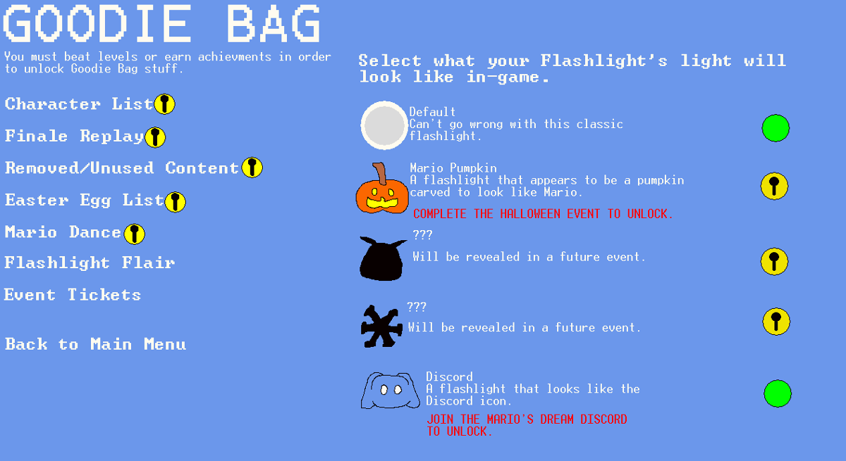 Goodie Bag Mario's Dream Wiki Fandom